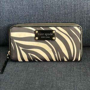 Kate Spade Zebra Wallet